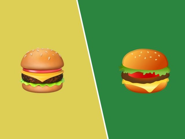 Глава Google пообещал разобраться с неправильным положением сыра в эмодзи-чизбургере