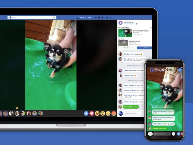 Facebook запустил Watch Party: просмотр видео с друзьями