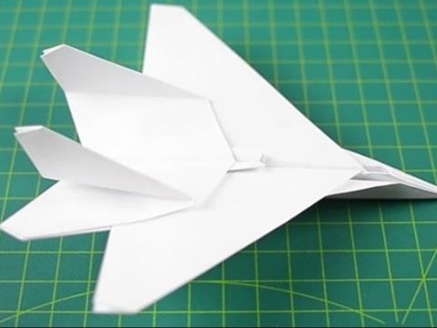 Находка: 40 дизайнов самолетиков из бумаги (+инструкция по сборке)
