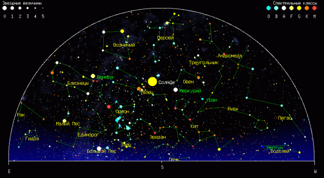 Фото Карта Звездного Неба