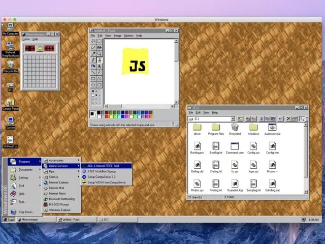 Приложение дня: Windows 95, которую можно установить на macOS и Linux