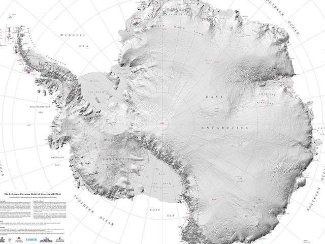 Ученые создали самую точную карту Антарктиды