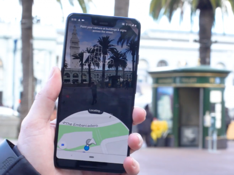 Google Maps получит режим дополненной реальности