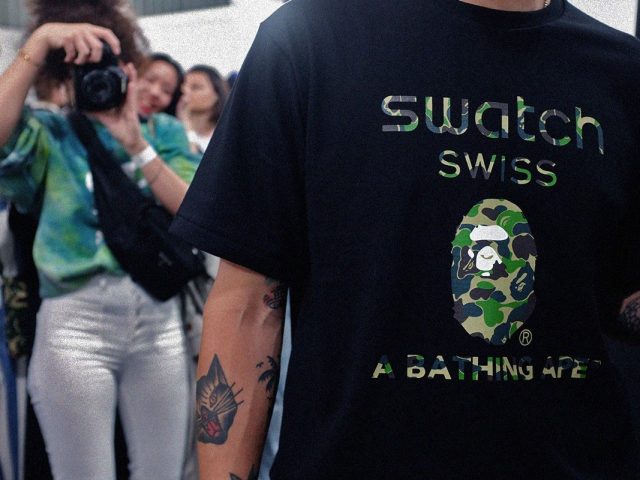 Вещь дня: часы Swatch х Bape