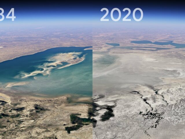 В сервисе Google Earth появилась функция таймлапса. Посмотрите, как изменился мир за последние годы