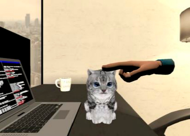 Инженеры придумали VR-кисточку для поглаживания виртуального котенка