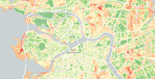 «карта гулябельности Санкт-Петербурга»