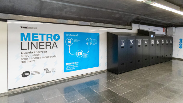 В метро Барселоны теперь можно заряжать электросамокаты энергией тормозов