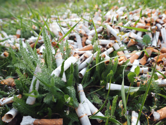 Табачные компании будут платить за уборку окурков в Испании