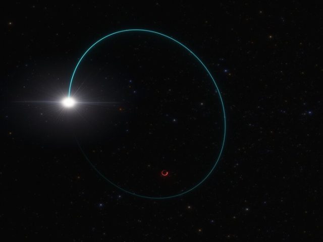 Астрономы открыли рекордно массивную черную дыру в Млечном Пути