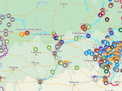Находка: интерактивная онлайн-карта России для любителей походов и автопутешествий