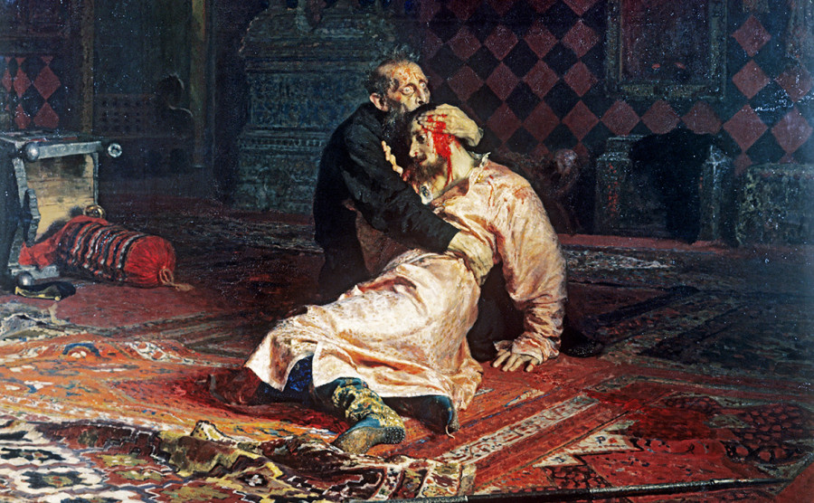 «Иван Грозный и его сын Иван 16 ноября 1581 года». И.Е. Репин. 1883—1885 гг.