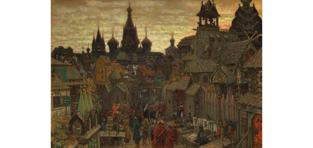 Васнецов А.М. Старая Москва. Улица в Китай-городе начала ХVII века. 1900