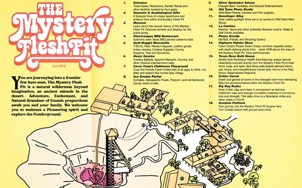 сайты, Mystery Flesh Pit National Park, монстр, интернет-легенда