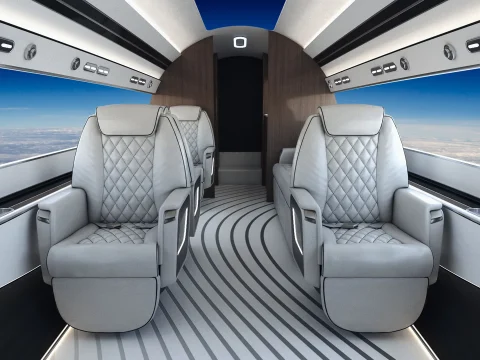 Авиаконструкторы работают над созданием частного самолета с панорамными «окнами»