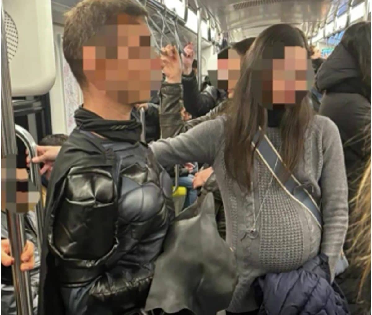 психологический эксперимент в метро, Бэтмен