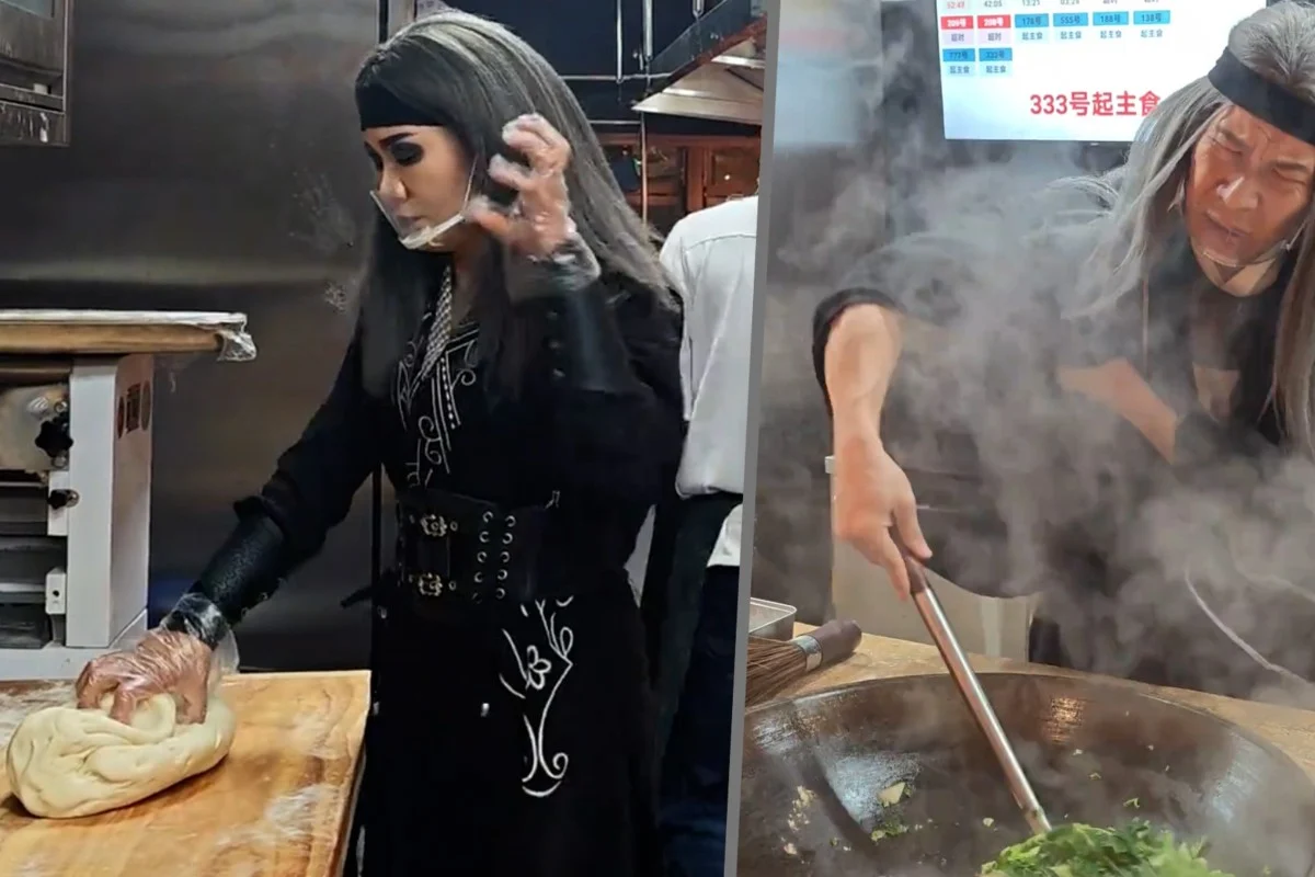 необычный ресторан в Китае, ресторан с поварами-злодеями