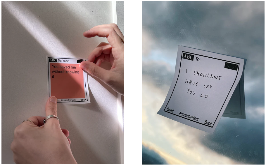 сайт с неотправленными любовными письмами