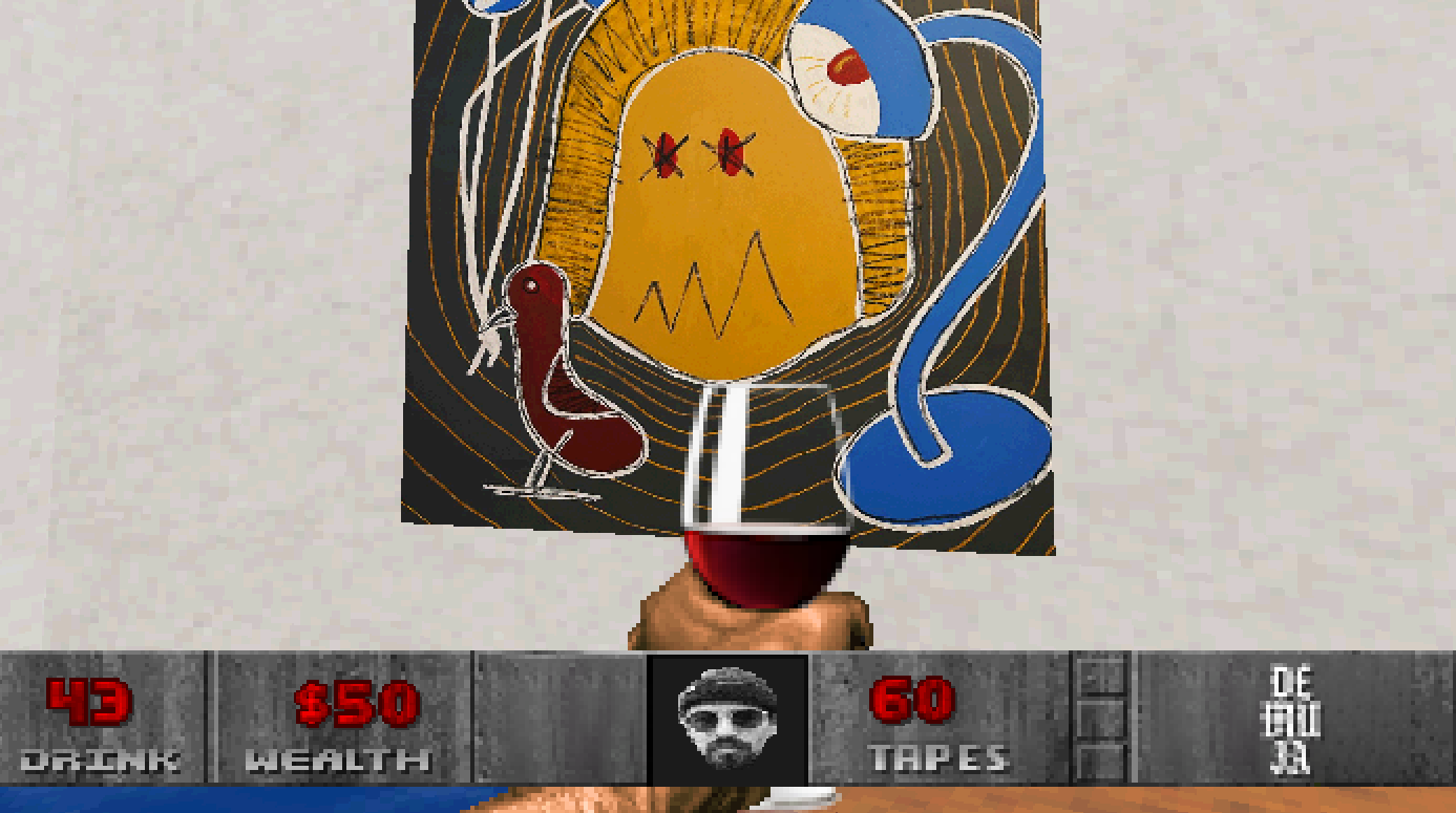 виртуальная выставка  в стиле Doom BERNISSAGE