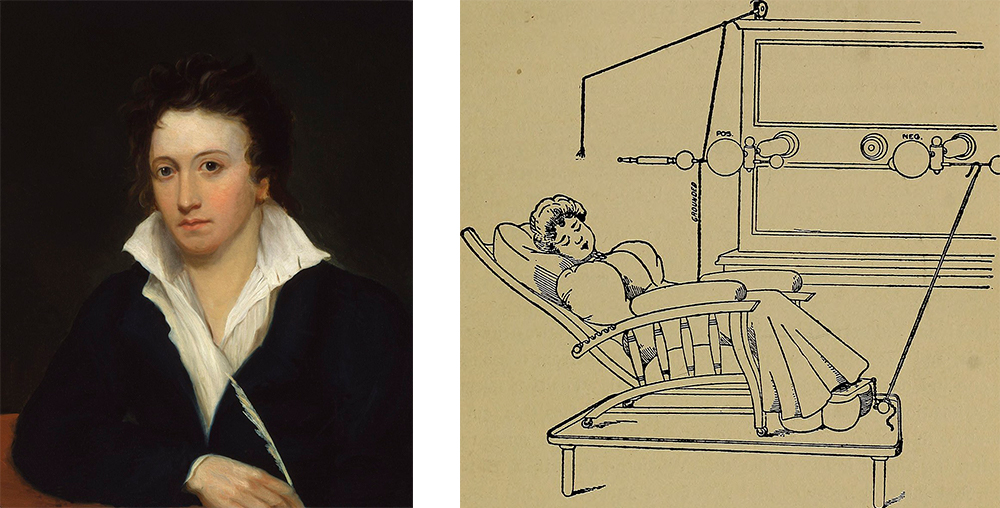 перси шелли и эксперименты с электричеством