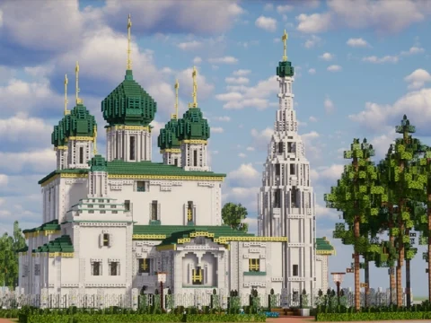 На цифровой копии Земли в Minecraft появились ярославские храмы