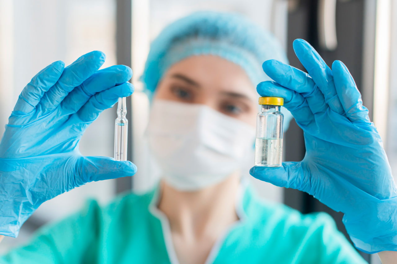 медик, медицинские пробирки, пробирки, медицина