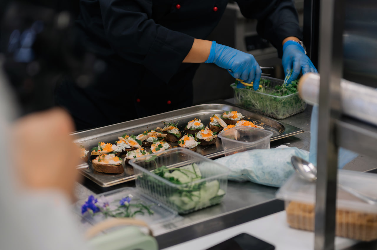 украшение закусок