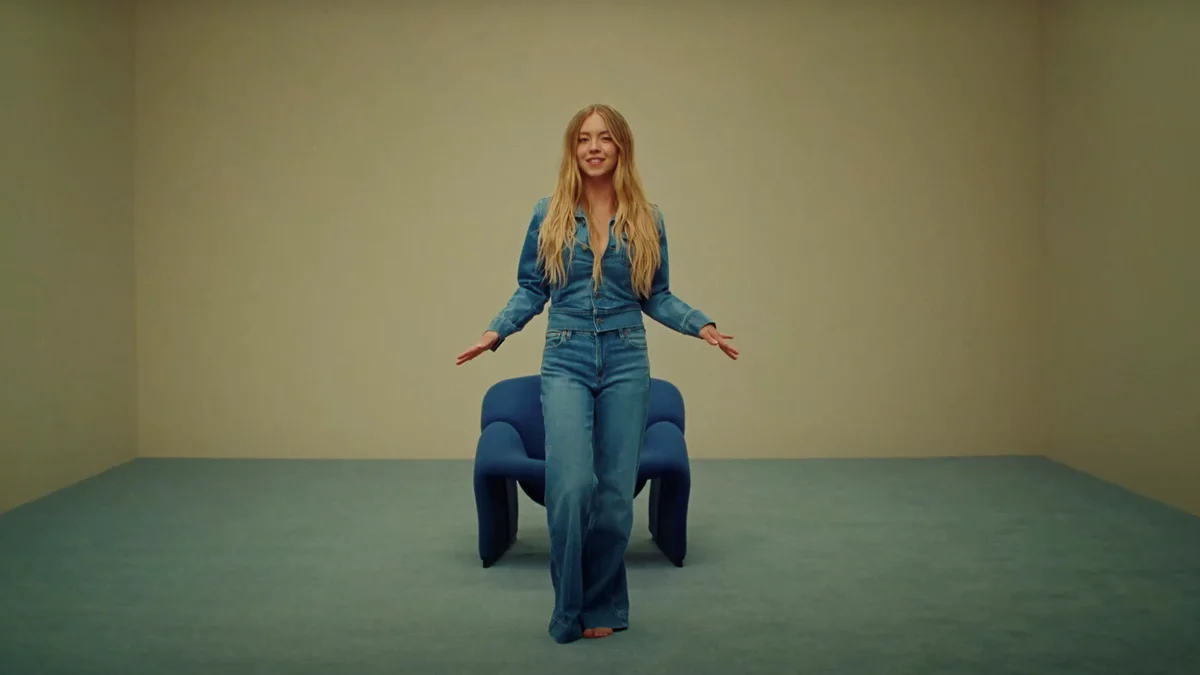 Сидни Суини в рекламе джинс