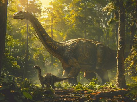 Сайт дня: посмотреть на современные и винтажные картины с изображением доисторических животных