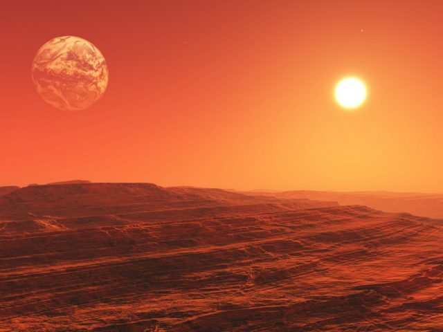 Исследование: бактерии могут стать «строителями» домов на Марсе