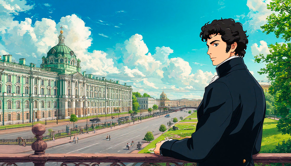 петербург в стиле миядзаки