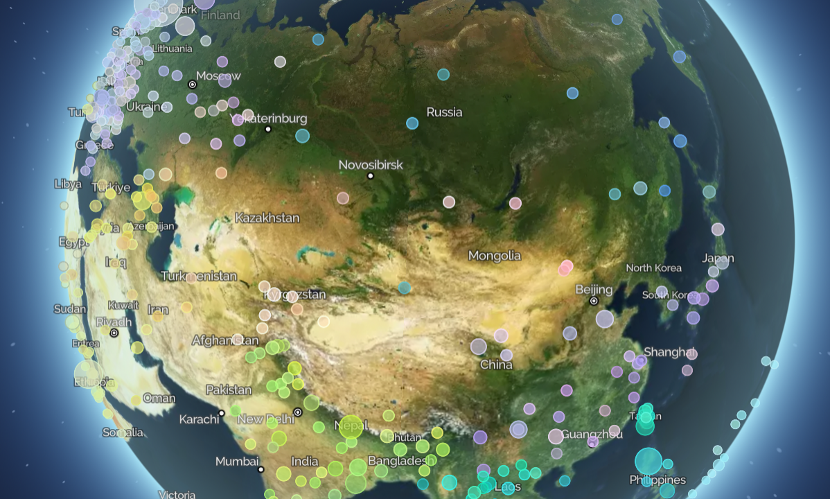 народные песни жителей разных стран на одном виртуальном глобусе, The Global Jukebox