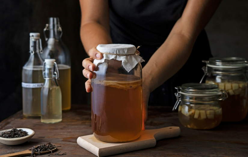 чайный гриб, комбуча, польза для здоровья, ученые из Перми