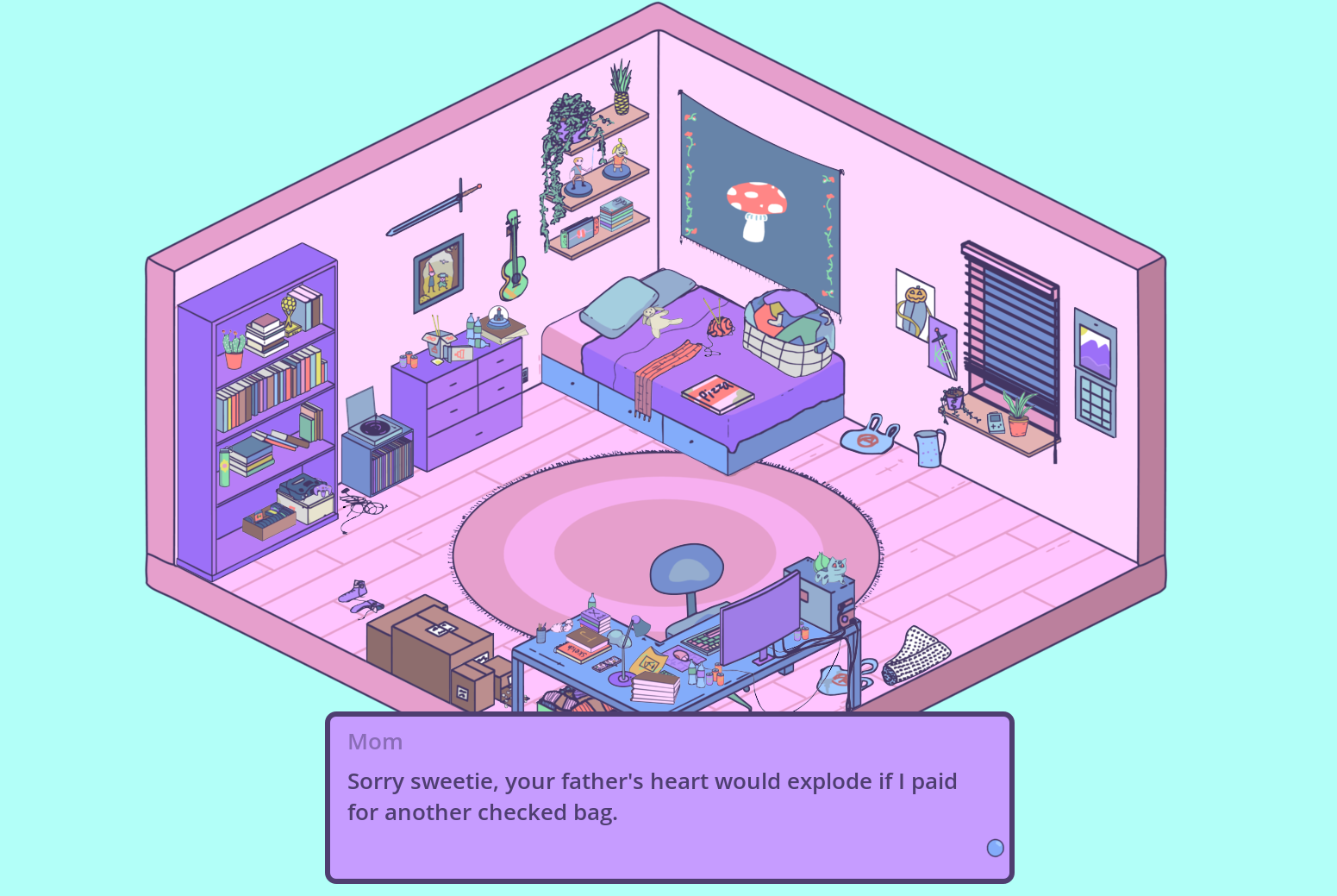 переезд от родителей, сепарация, уютная визуальная новелла онлайн