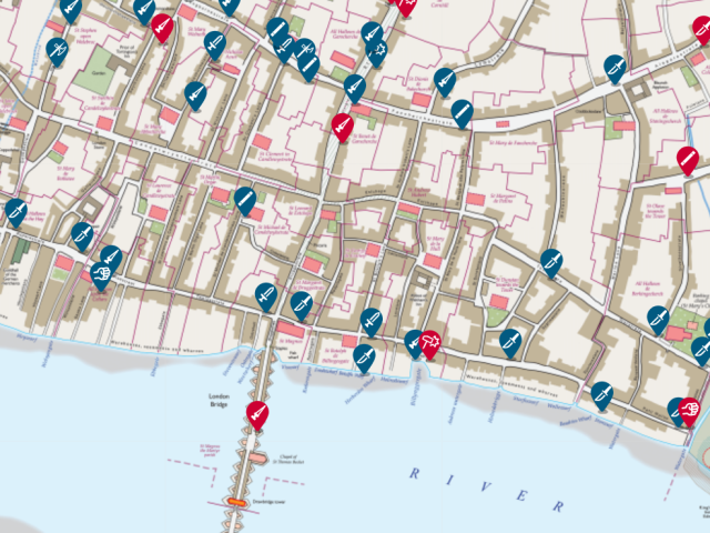 Находка дня: интерактивные карты убийств, совершенных в средневековых Лондоне, Оксфорде и Йорке