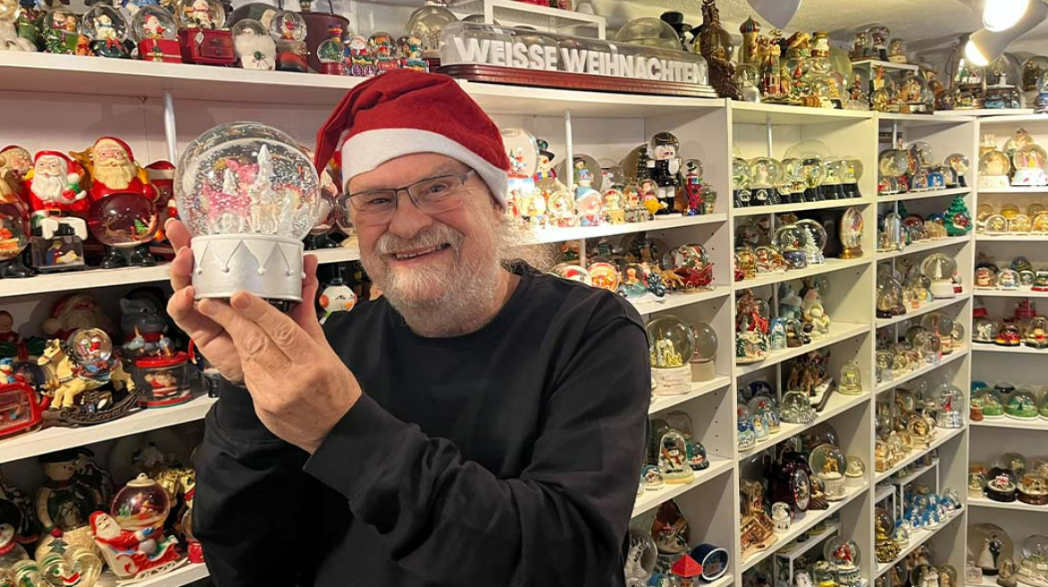 Книга рекордов Гиннесса, снежные шары, рекорд коллекционера