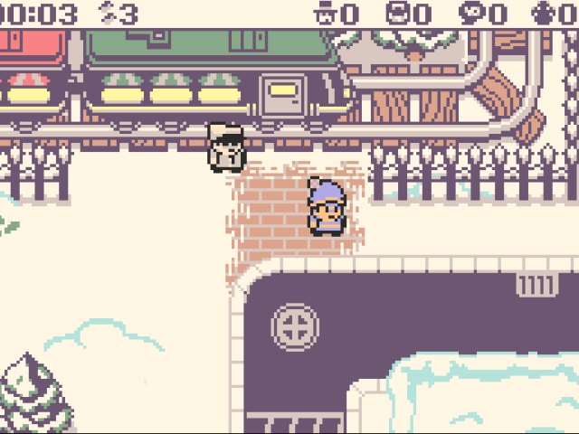 Игра дня: спокойная зимняя онлайн-прогулка от железнодорожной станции до дома