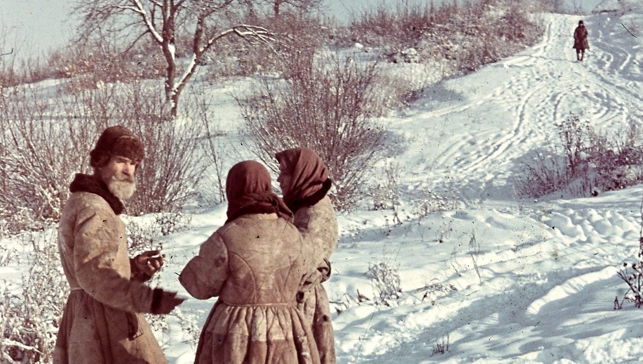 крестьяне, зима