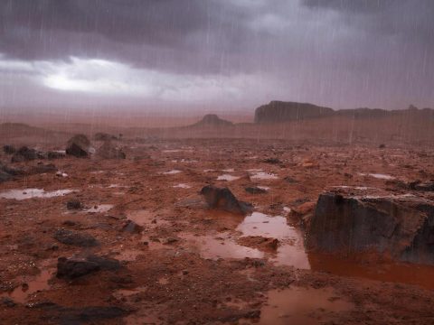 Исследование: миллионы лет назад на Марсе шли проливные дожди