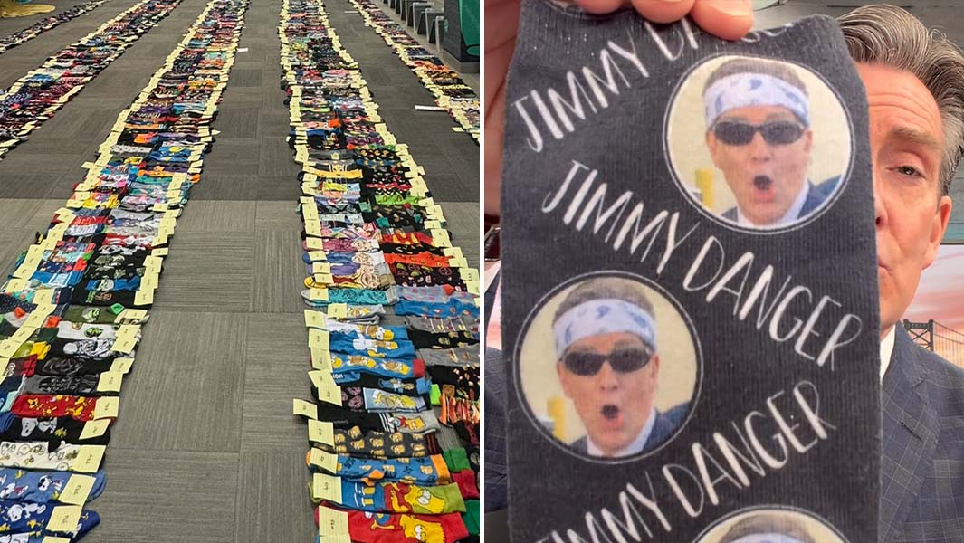 Книга рекордов Гиннесса, самая большая коллекция носков, смешные носки