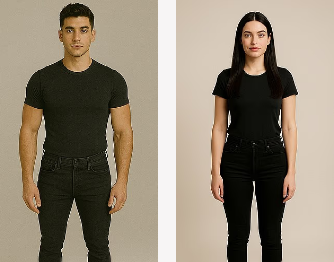 идеал мужской и женской красоты, красивые люди, физическая привлекательность