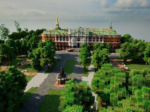 Во вселенной Minecraft появились виртуальные здания Русского музея