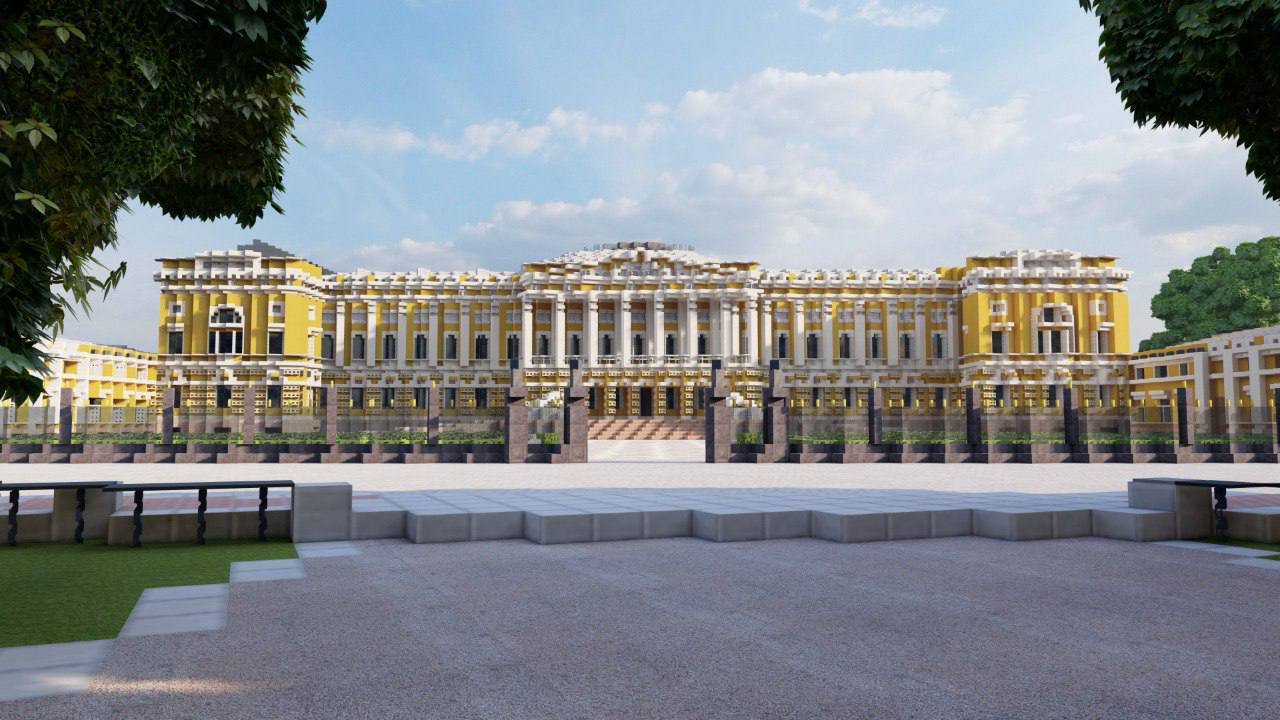 копия России в Minecraft, BTE