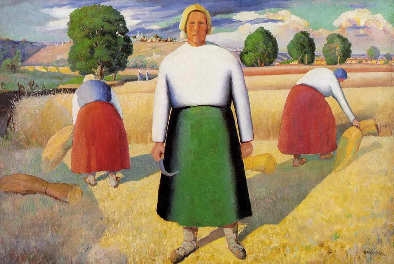 казимир малевич, жнецы