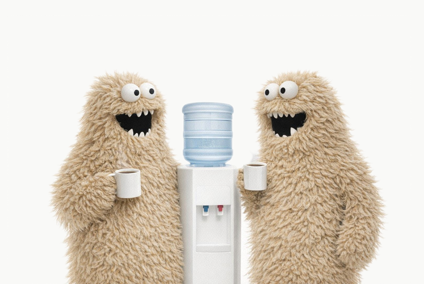 Разговор с коллегой у кулера