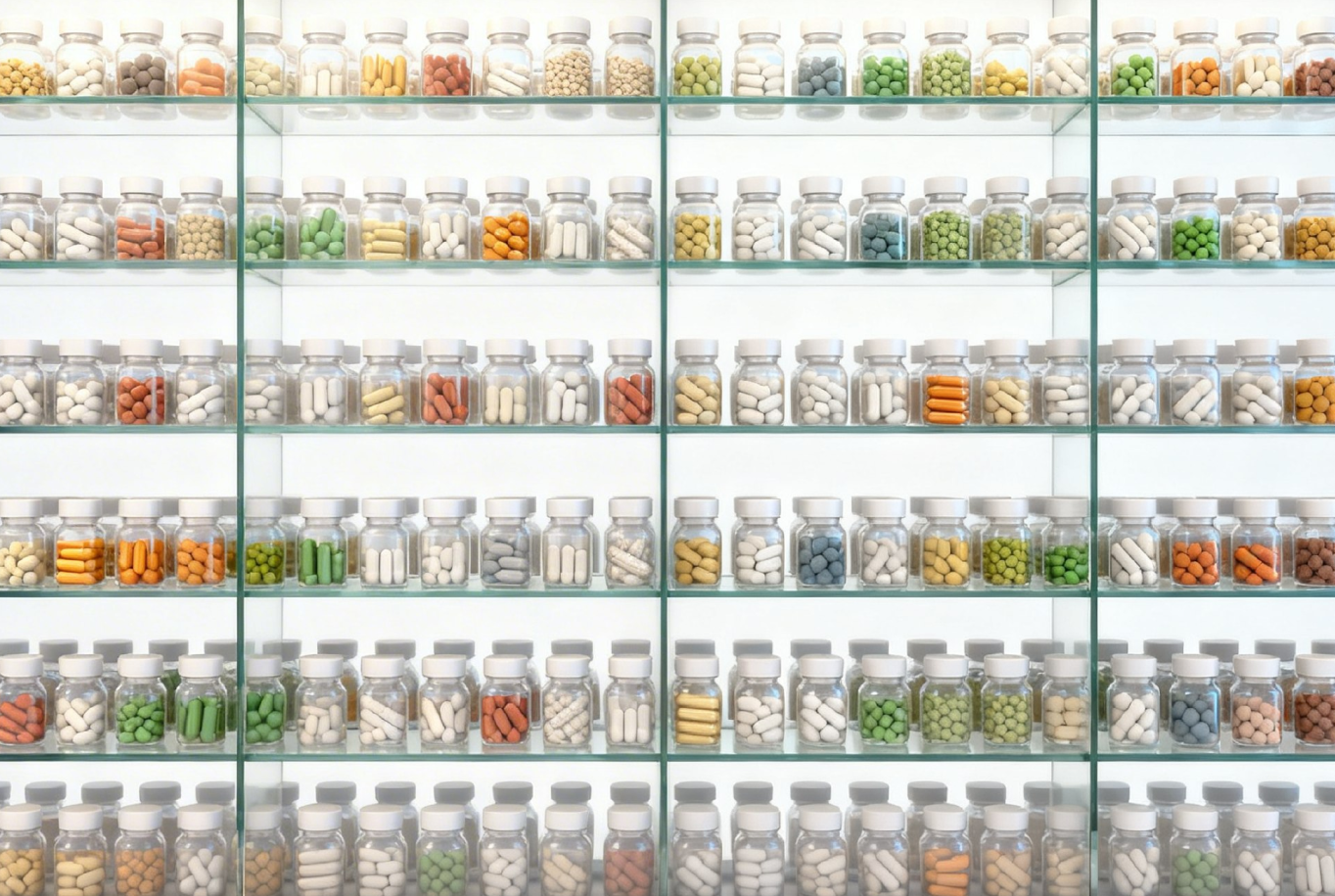 Витрина с бадами