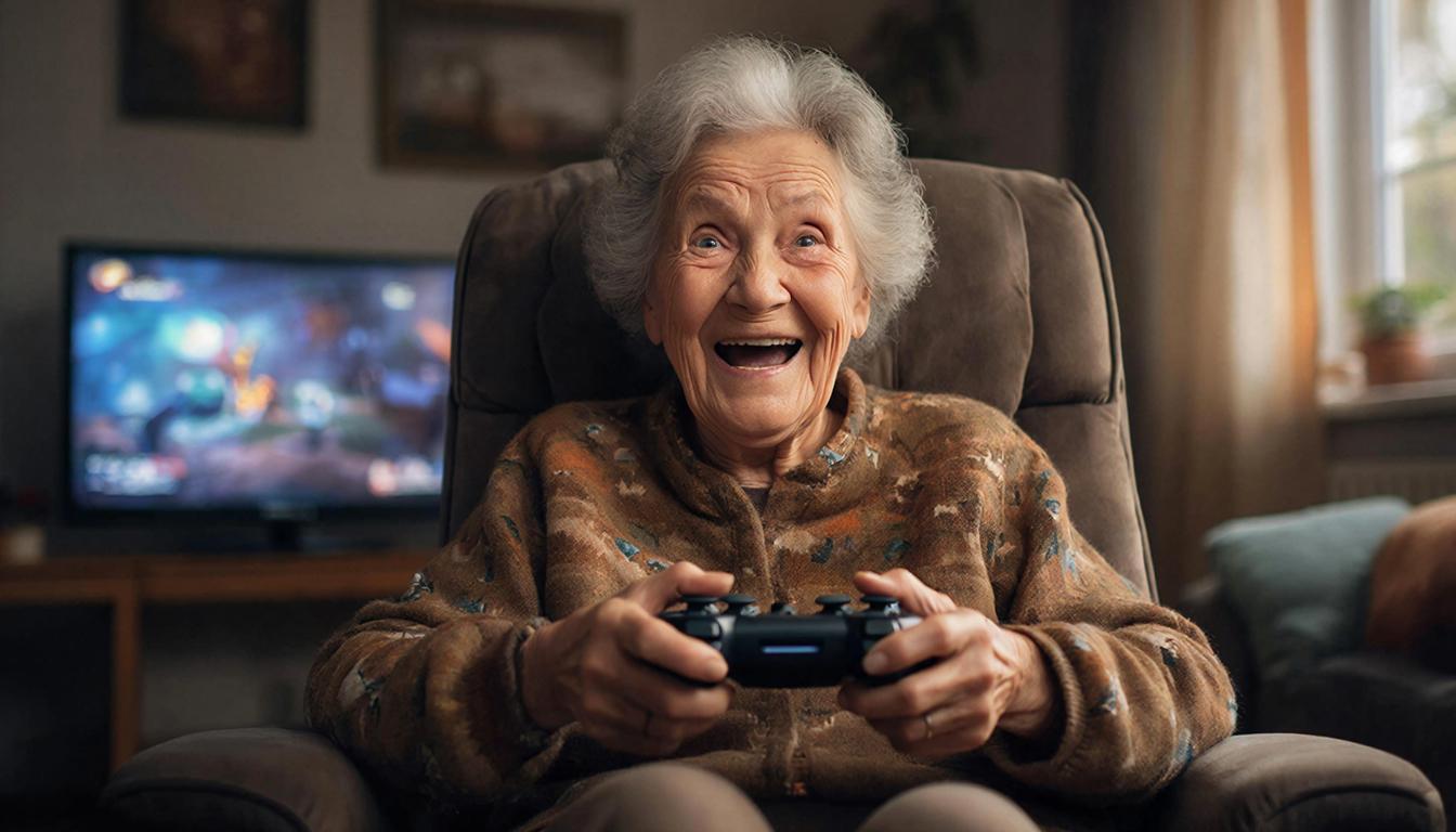 бабушки-геймеры, пенсионеры в США