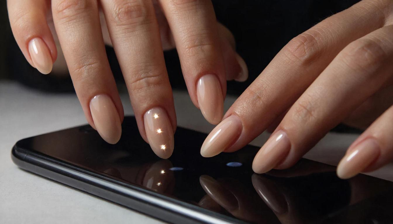 новые лаки для ногтей, сенсорный экран и ногти