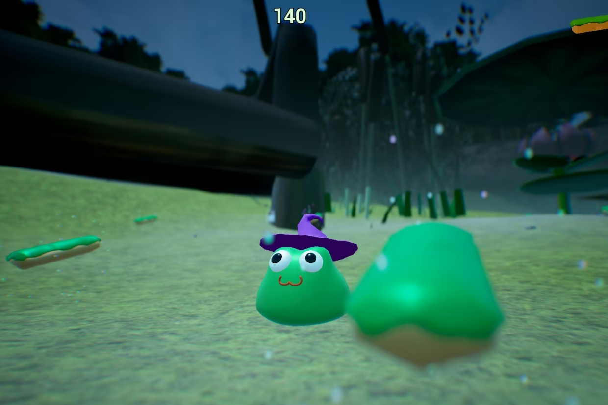 Игра дня: российская инди-аркада про странствия миролюбивой жабы