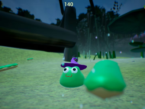 Игра дня: российская инди-аркада про странствия миролюбивой жабы